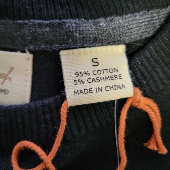 WEATHERPROOF Cotton Cashmere Crewneck Sweater Men's. Size Small NWT $80 - Picture 9 of 9